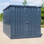 Conteneur démontable anthracite 4 x 2 mètres – avec double porte (petit côté – Image 5