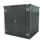 Conteneur démontable anthracite 2 x 2 mètres – avec double porte – Image 4