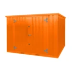 Conteneur de construction 3 x 2 mètres – avec double porte grand coté