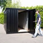 Conteneur de stockage 4 x 2 mètres – avec double porte petit coté – Image 5