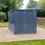 Conteneur démontable anthracite 4 x 2 mètres – avec double porte (petit côté – Image 4