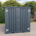 Conteneur démontable anthracite 2 x 2 mètres – avec double porte – Image 2