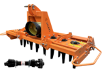 Herse Rotative avec rouleau cage pour tracteurs 55 - 80 cv