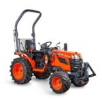 Tracteur compact Kubota B2261 avec sa cabine climatisée- 4 montants