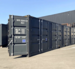 Container maritime 40 pieds HC 4 portes latérale