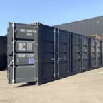 Container maritime 40 pieds HC 4 portes latérale